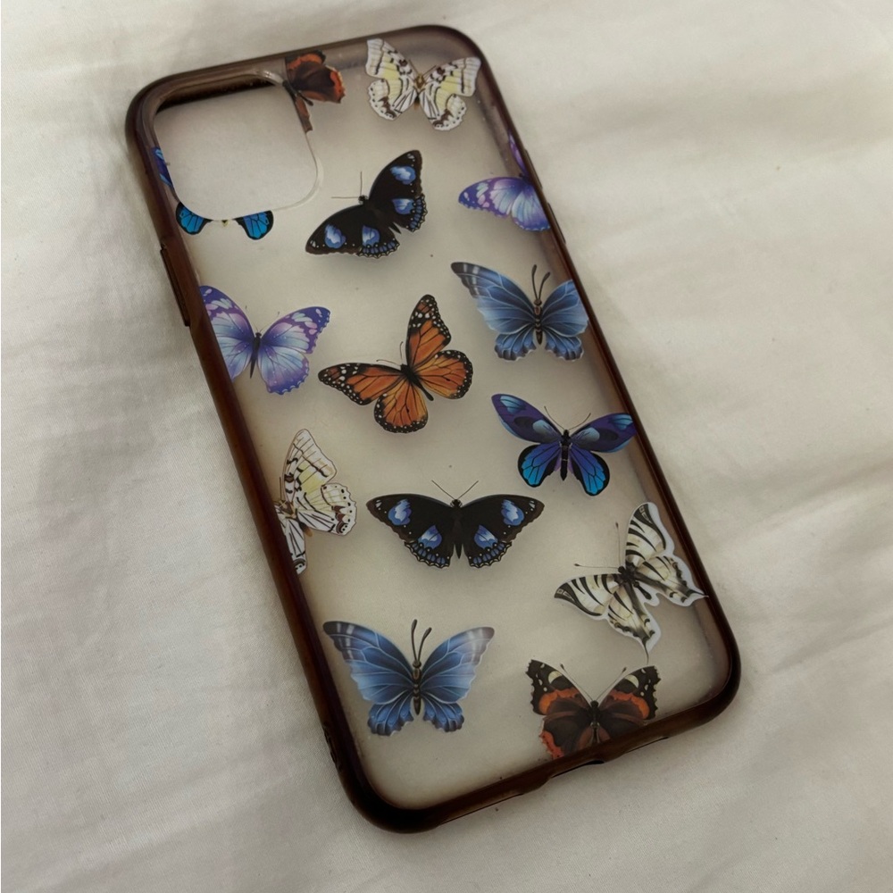 Clear Butterfly iPhone 11 Pro Max Phone Case